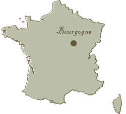 地図　ブルゴーニュ